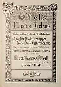 Title page of O'Neill's Music of Ireland.