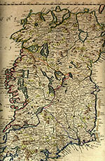 Richard Blome's Map of Ireland 1673