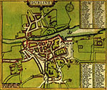 map inset of Dublin