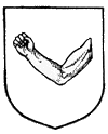 arm embowed fessways