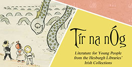 Graphic for the Tir na Nog exhibit.